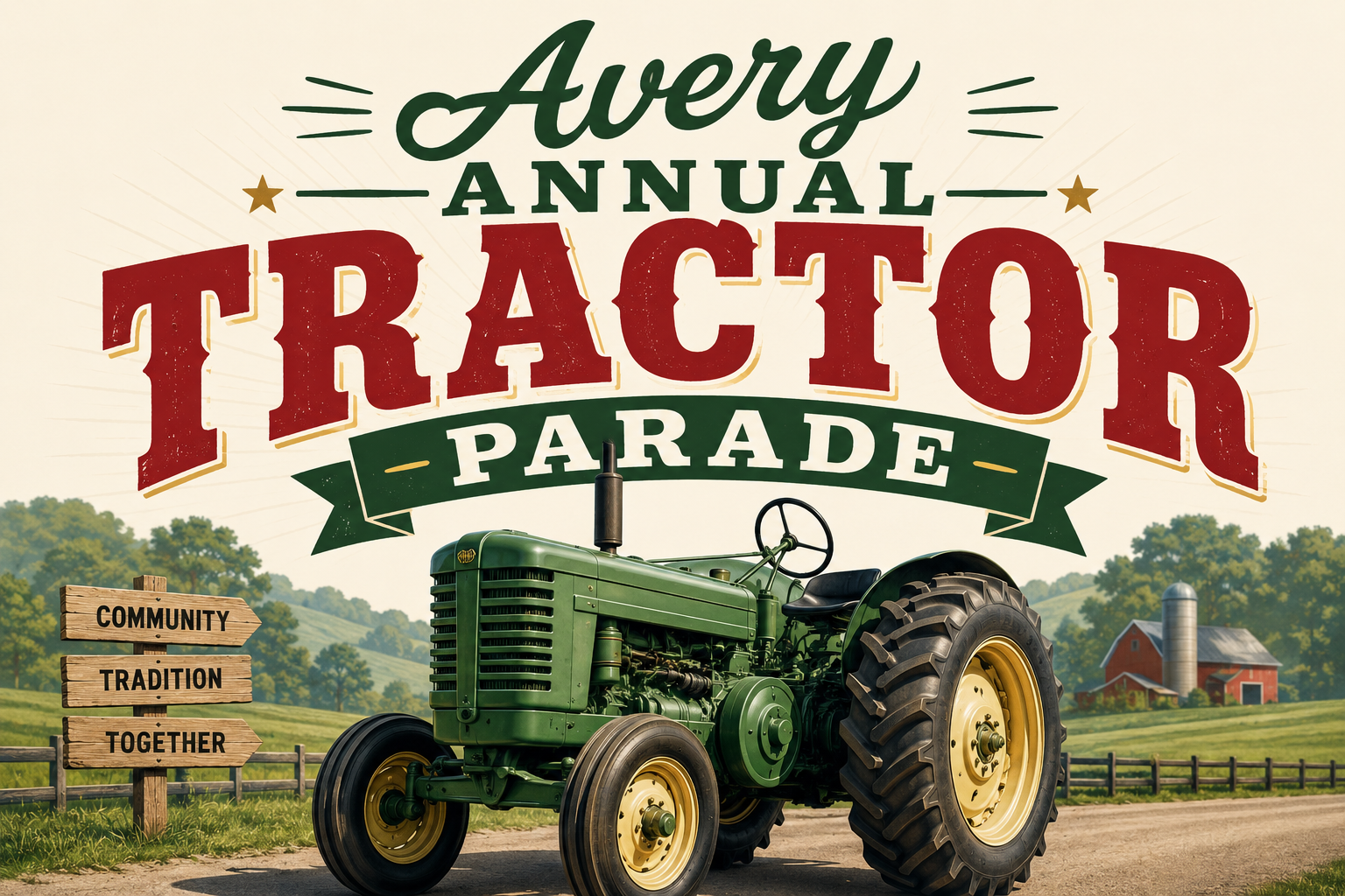 Avery Annual Tractor Parade