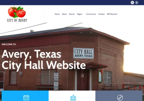 City of Avery website