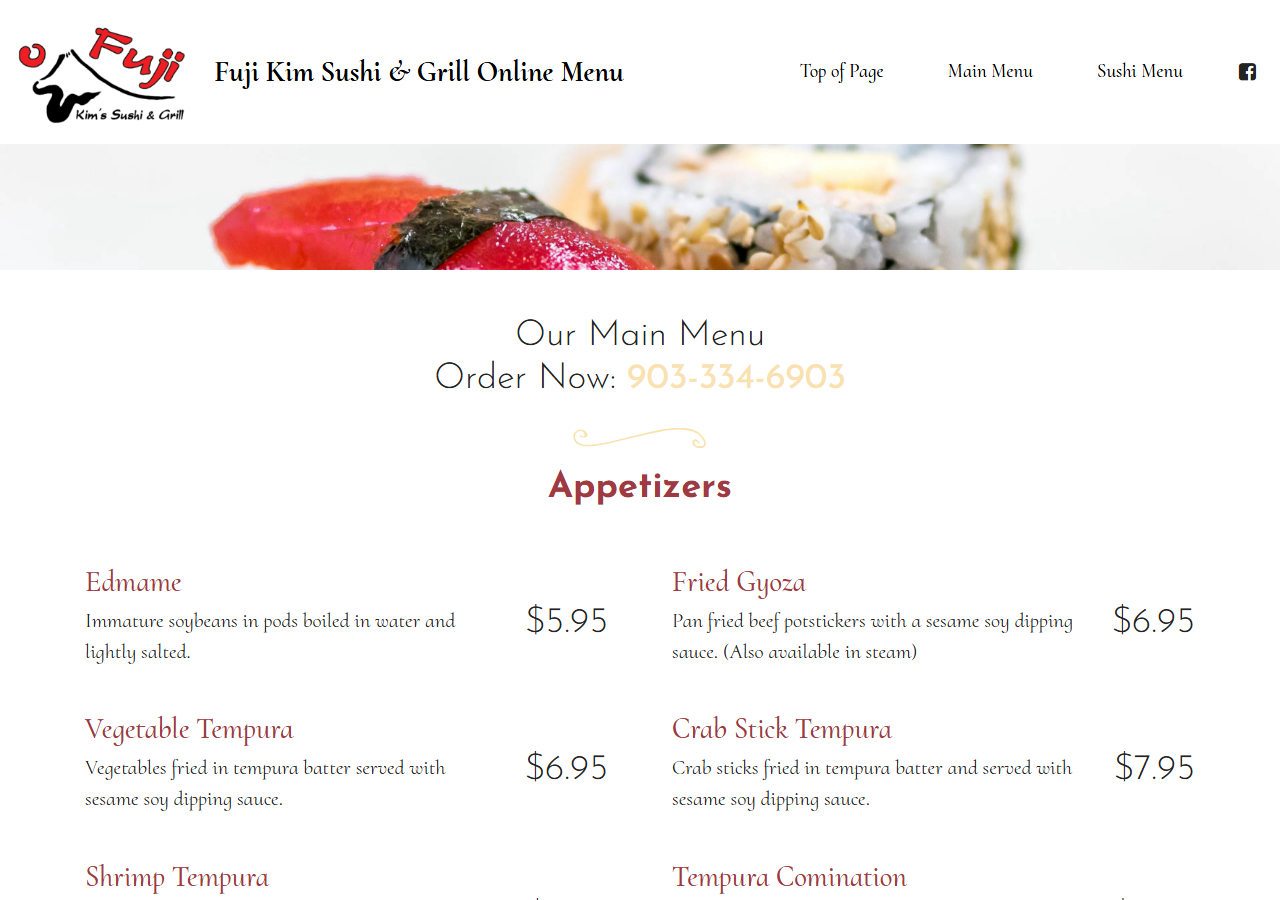 Fuji Kim Sushi & Grill preview
